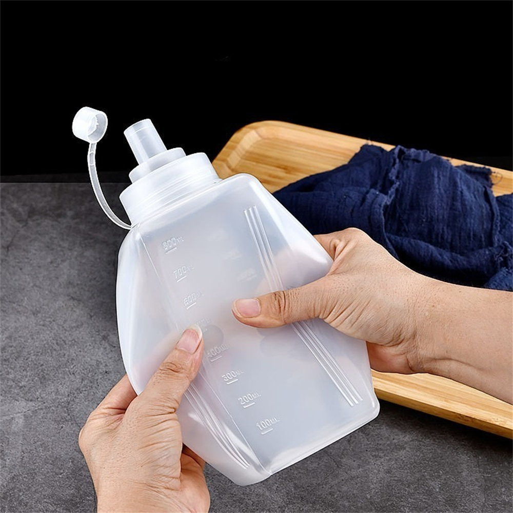Sauce Squeeze Bottle - 1pc Plastic Squeeze Sauce Bottle 800/1000ml