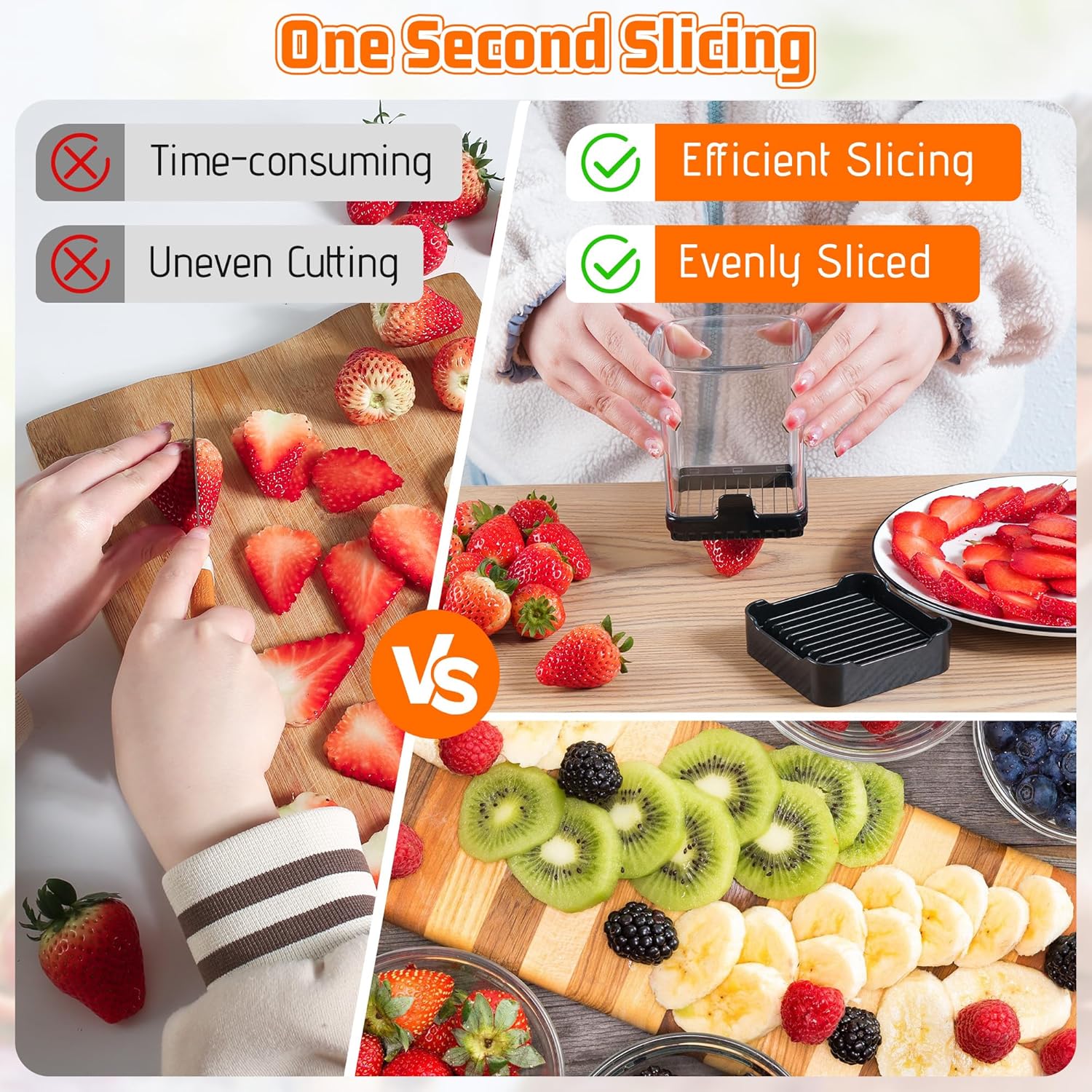 Fruit Slicer Cup for Strawberr - Meal Prep Egg review and price