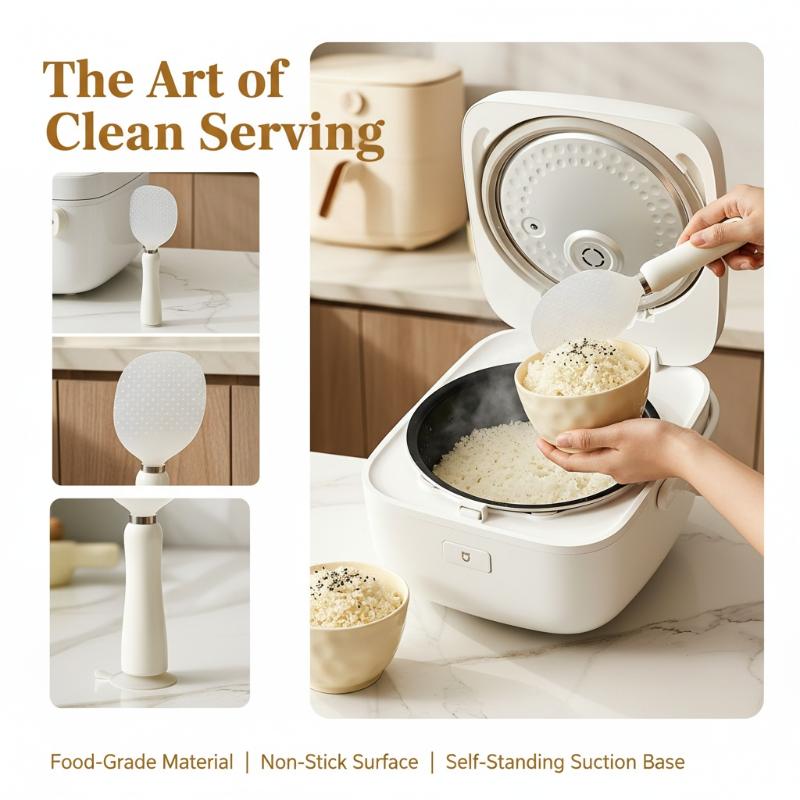 Magnetic Rice Paddle With Suct - Meal Prep With Rice review and price