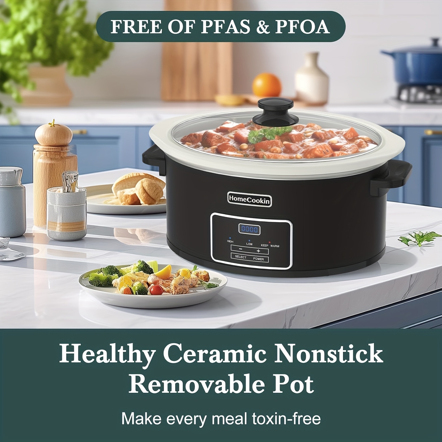8-Quart Digital Slow Cooker wi - Meal Prep Simple review and price