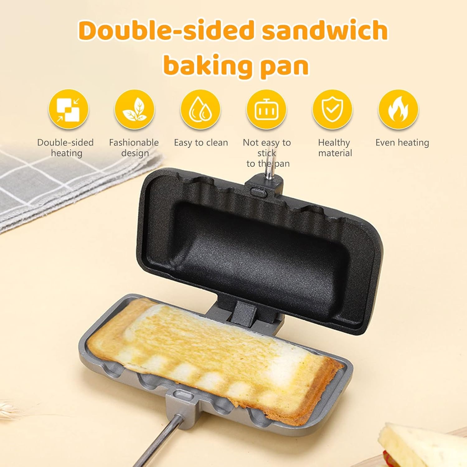 Hot Sandwich Maker, 4w1h Sandw - Breakfast Sandwich Press review and price