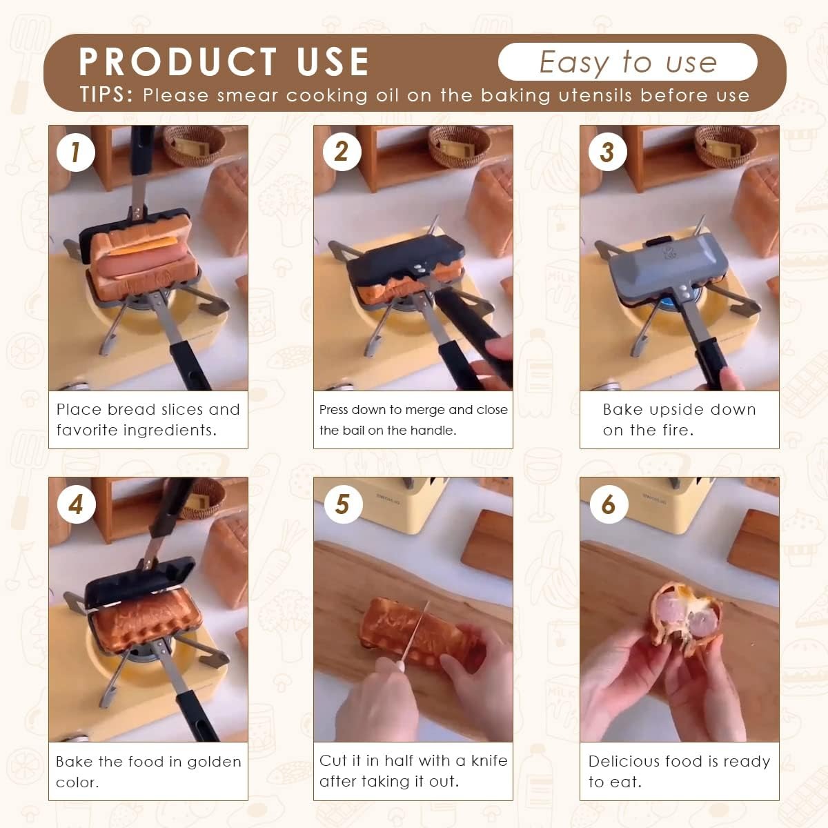 Hot Sandwich Maker, 4w1h Sandw - Breakfast Sandwich Press review and price