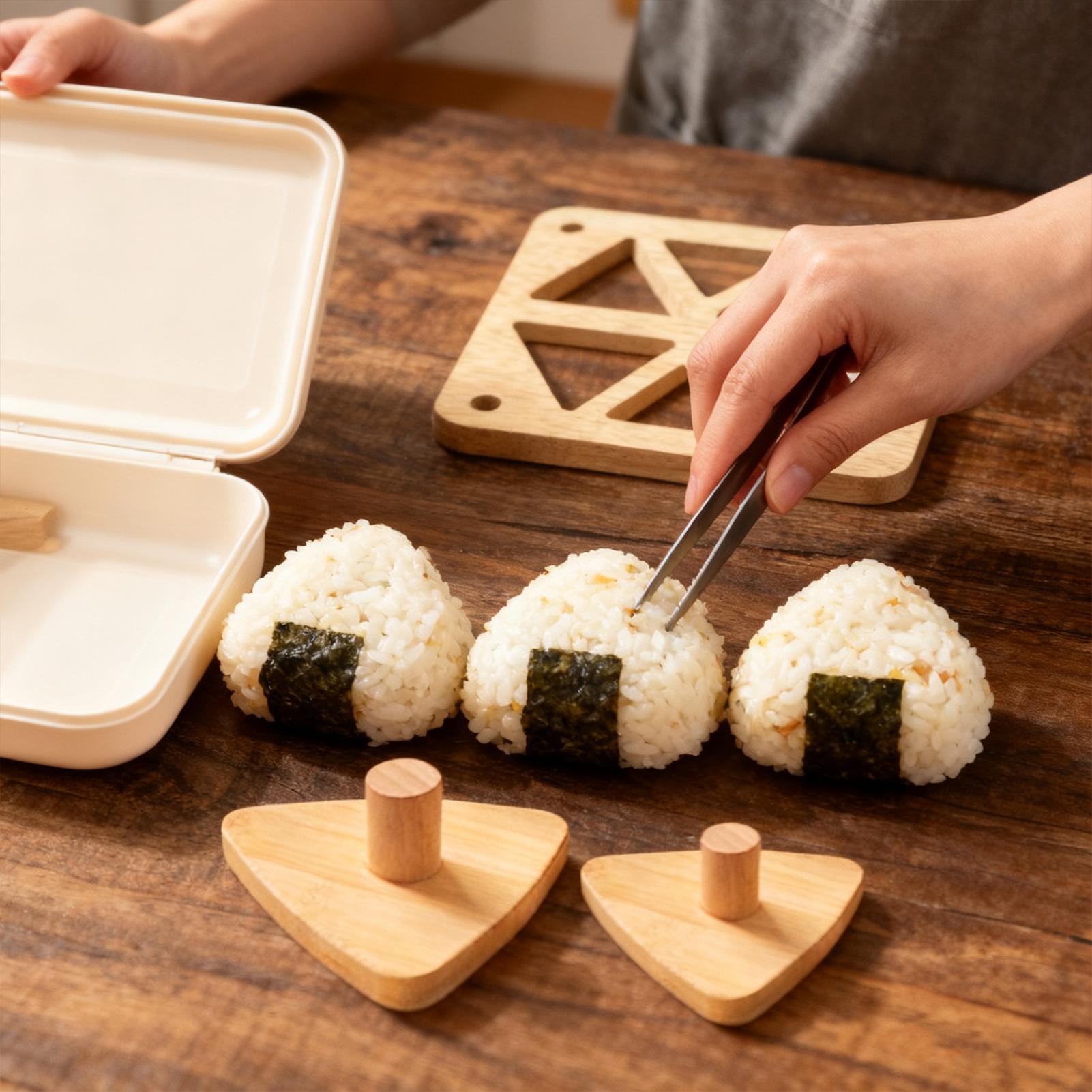 Riceball Mold Classic Wooden N - Meal Prep With Rice review and price