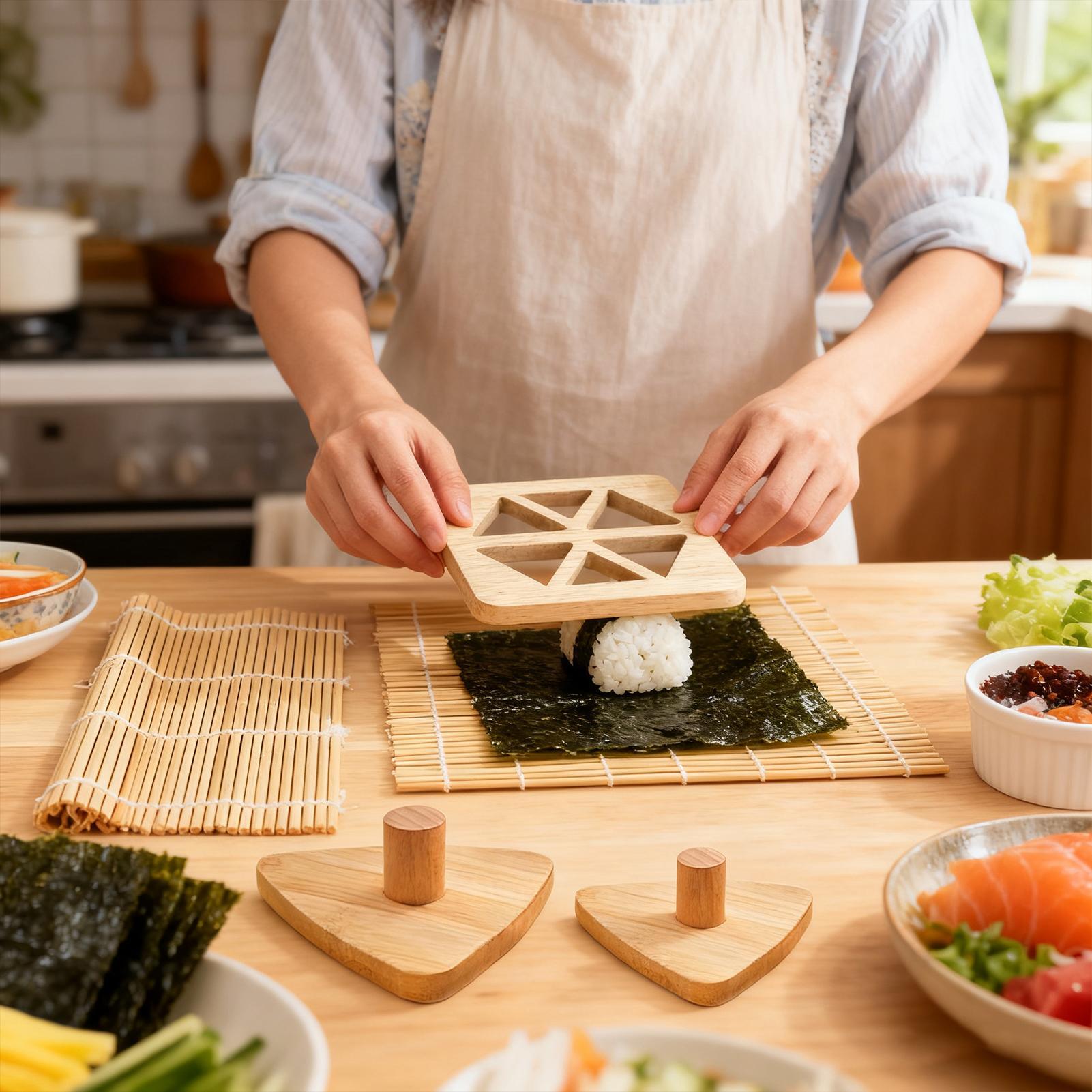 Riceball Mold Classic Wooden N - Meal Prep With Rice review and price