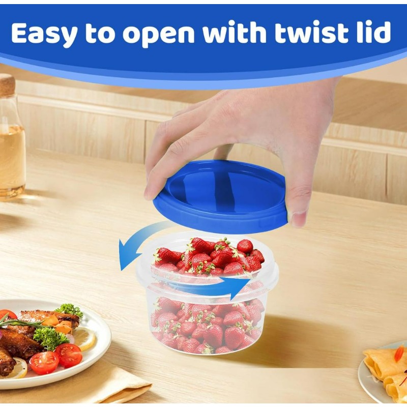 500ML Round Airtight Food Stor - Meal Prep Freezer review and price