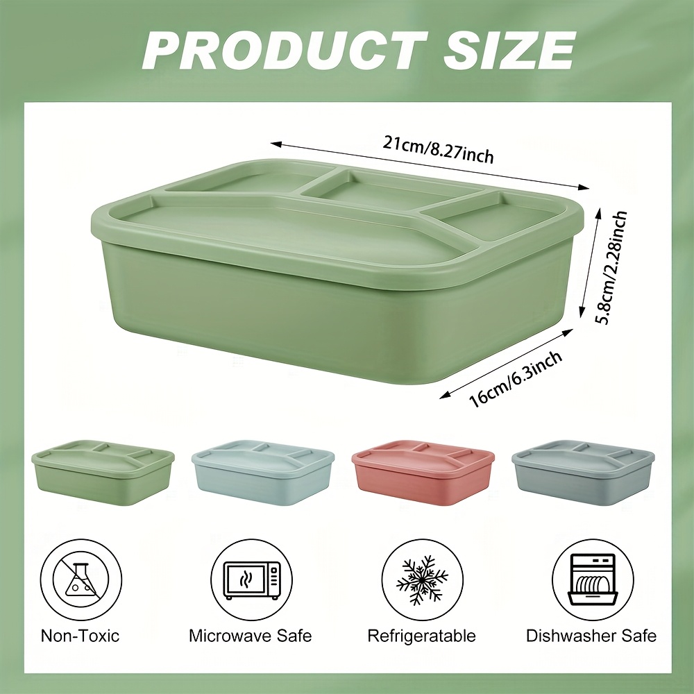 1pc Thickened Silicone Bento L - Meal Prep Simple review and price