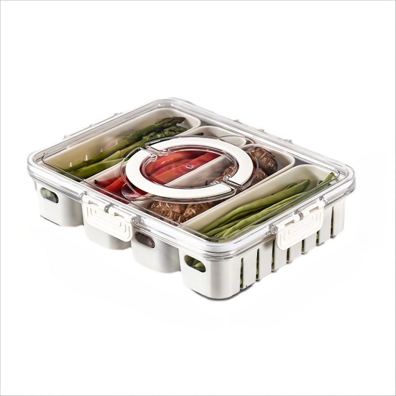 4-Section HOTU Fridge Containe - Meal Prep Veggie review and price