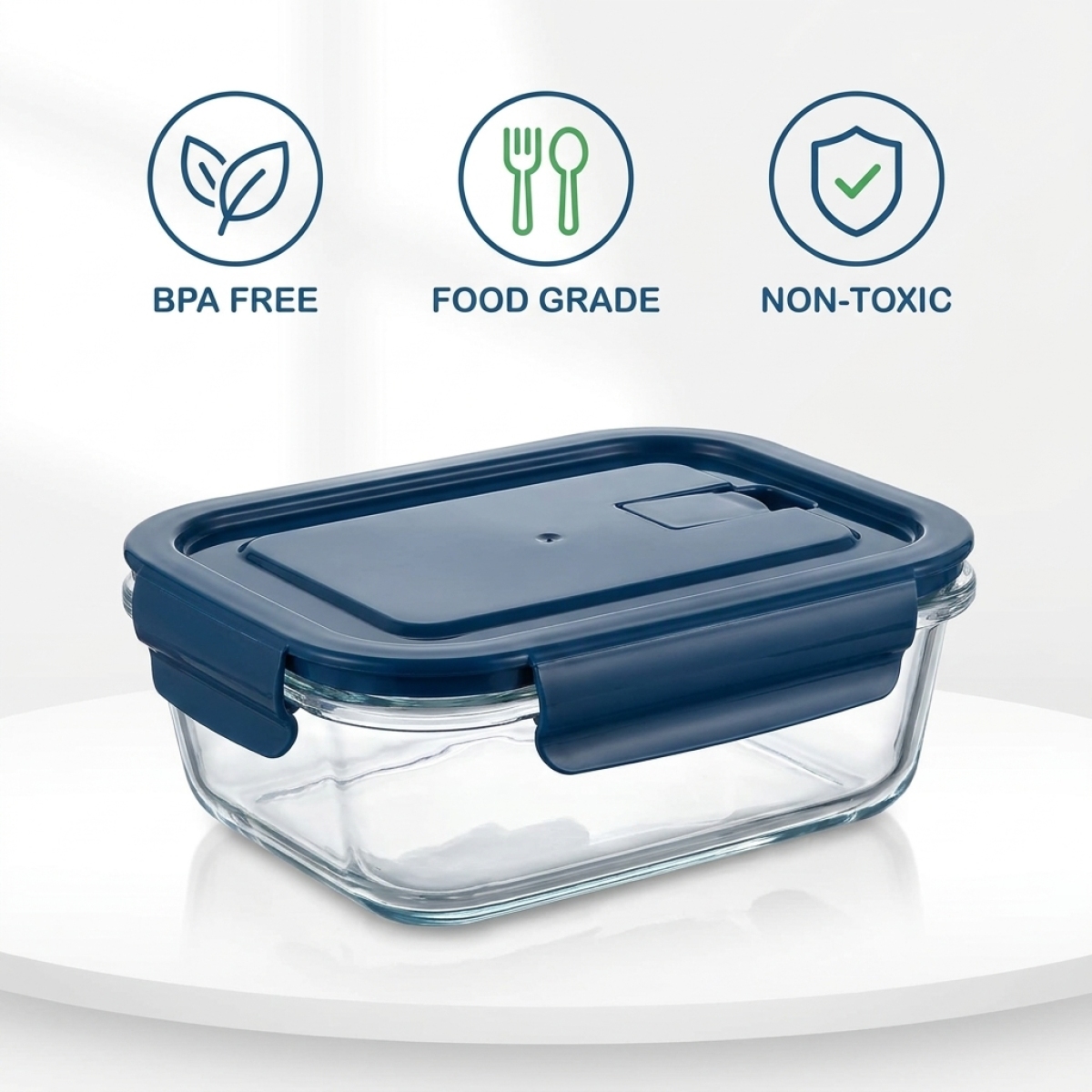 Rectangular Glass Meal Prep Co - Meal Prep Seafood review and price