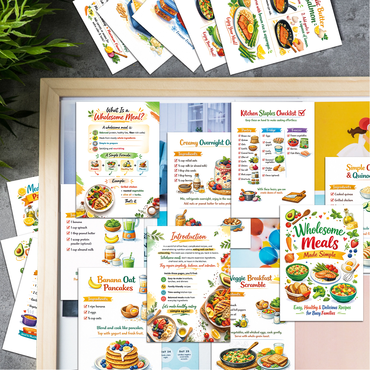 30pcs Wholesome Meals Recipe C - Meal Prep Simple review and price