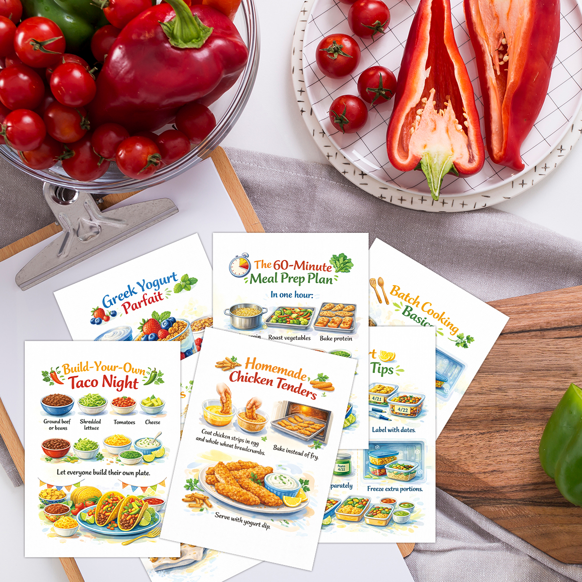 30pcs Wholesome Meals Recipe C - Meal Prep Simple review and price