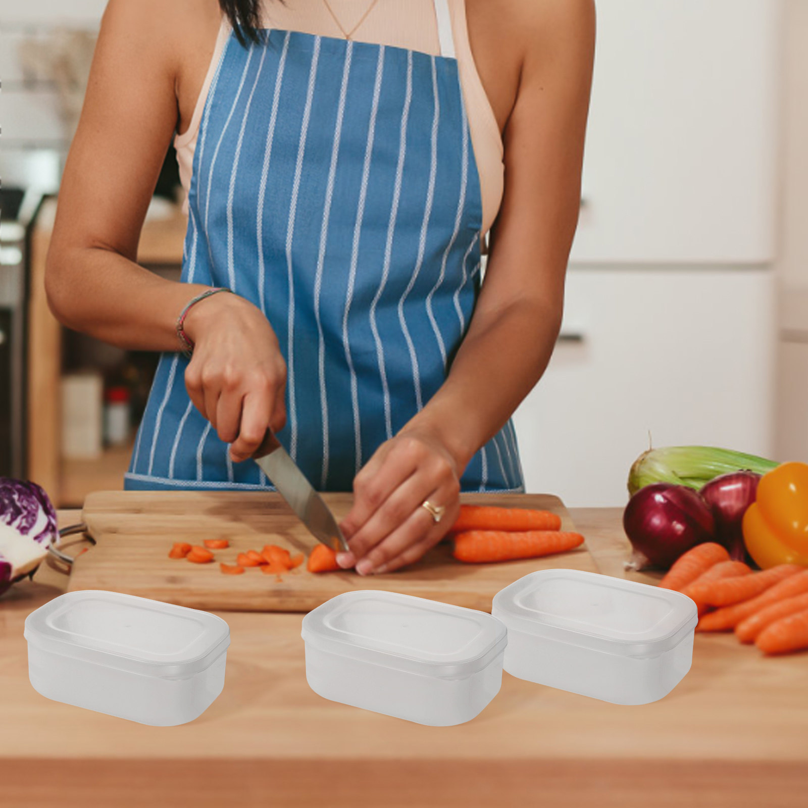 5Pcs Stackable Rice Grain Stor - Meal Prep With Rice review and price