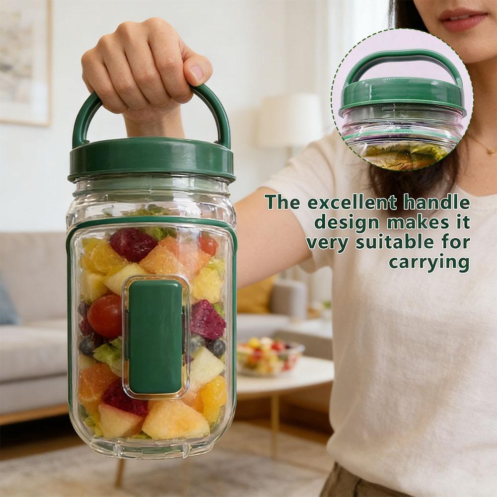 Portable Salad Cup with Sauce  - Meal Prep Veggie review and price