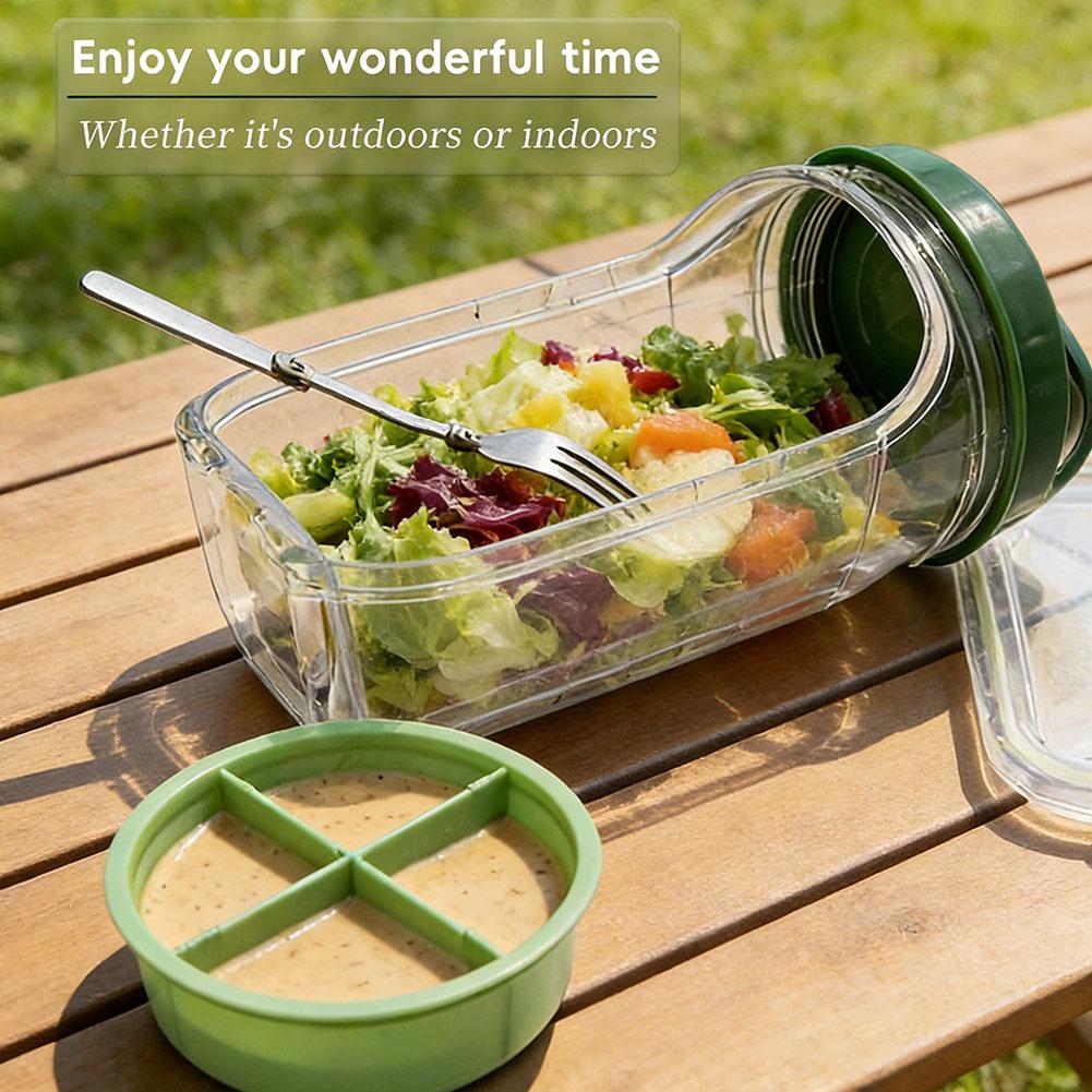 Portable Salad Cup with Sauce  - Meal Prep Veggie review and price