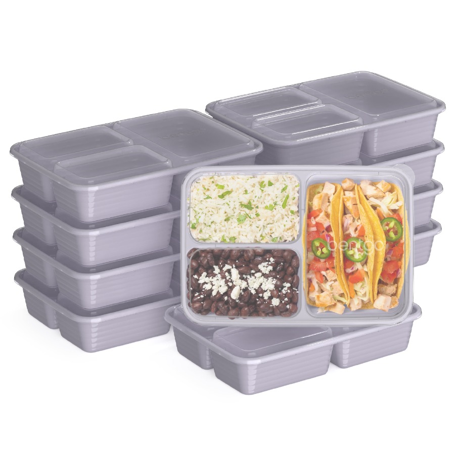 2-Pack 3-Compartment Meal Prep - Meal Prep Freezer review and price