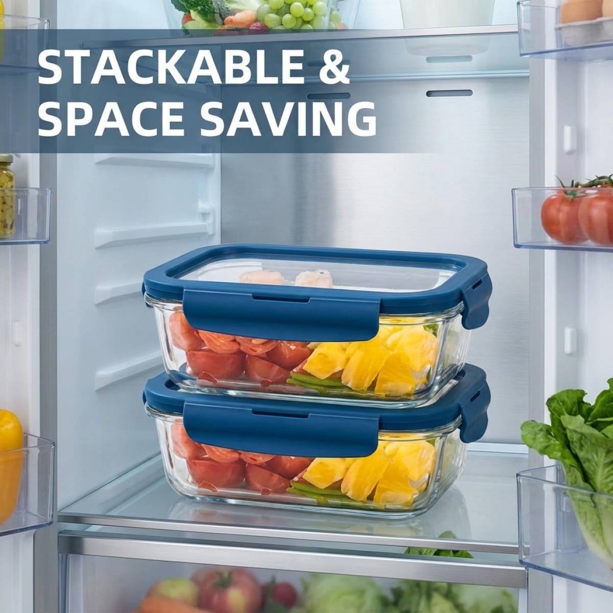 Star Sea Blue Glass Lunch Boxe - Meal Prep Seafood review and price