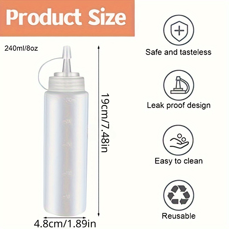 3pcs  Condiment Squeeze Bottle - Sauce Squeeze Bottle review and price