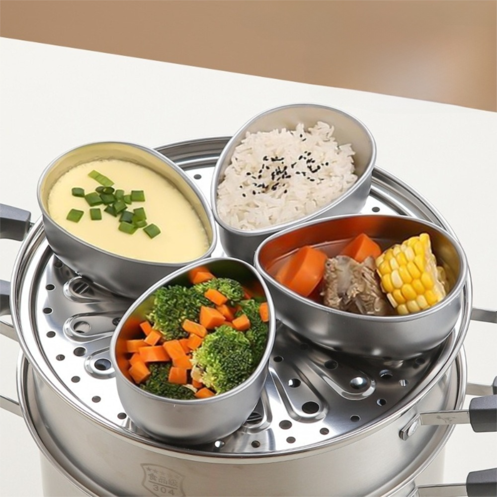 3pcs Creative Stainless Steel  - Meal Prep Egg review and price