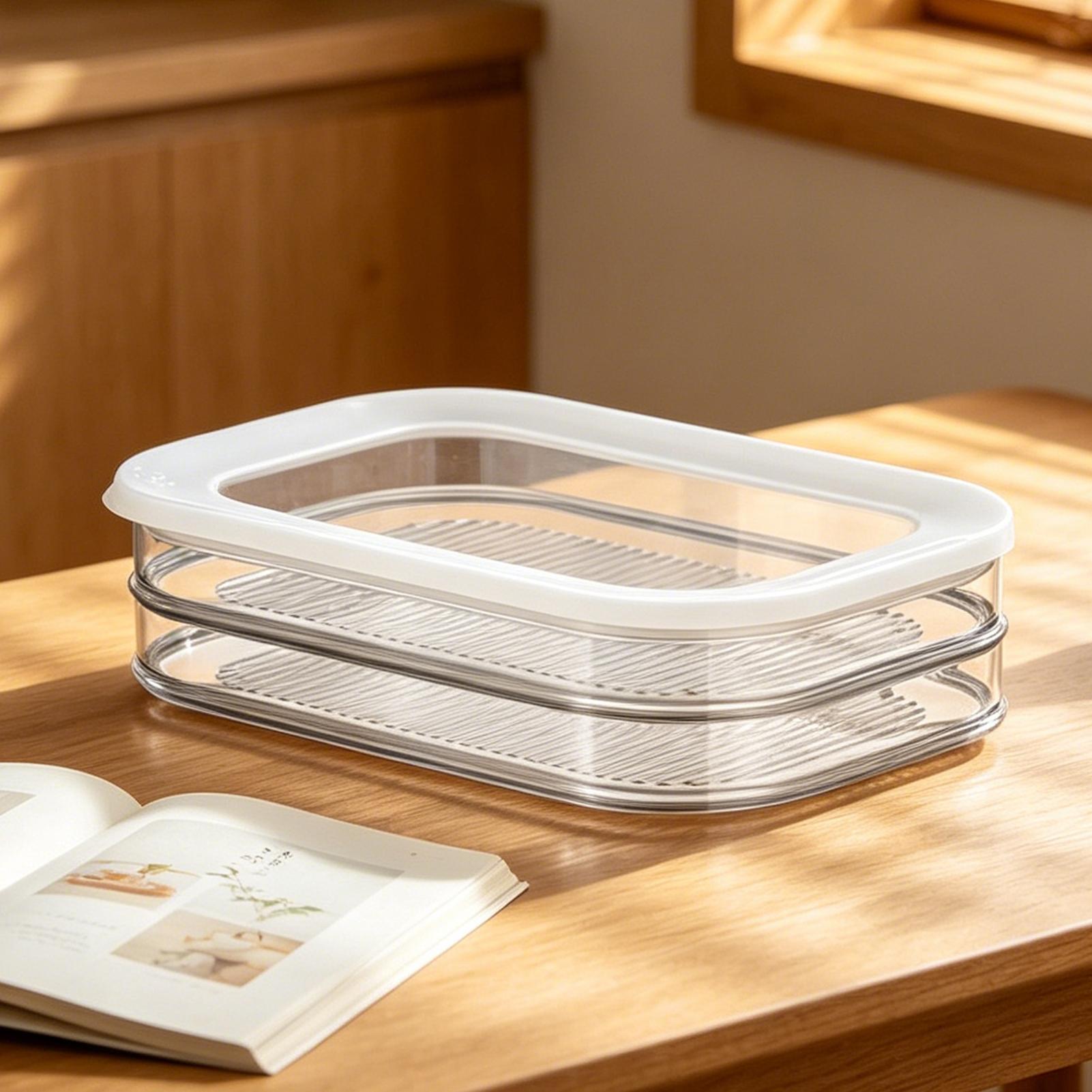 Multi-layer Food Storage Box F - Meal Prep Seafood review and price