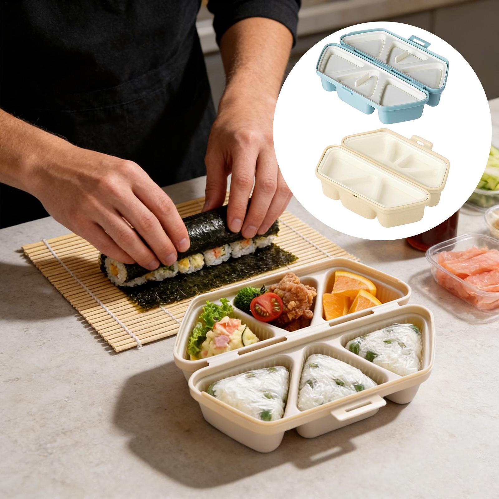 Sushi Mold Maker 6 Cavity Tria - Meal Prep With Rice review and price