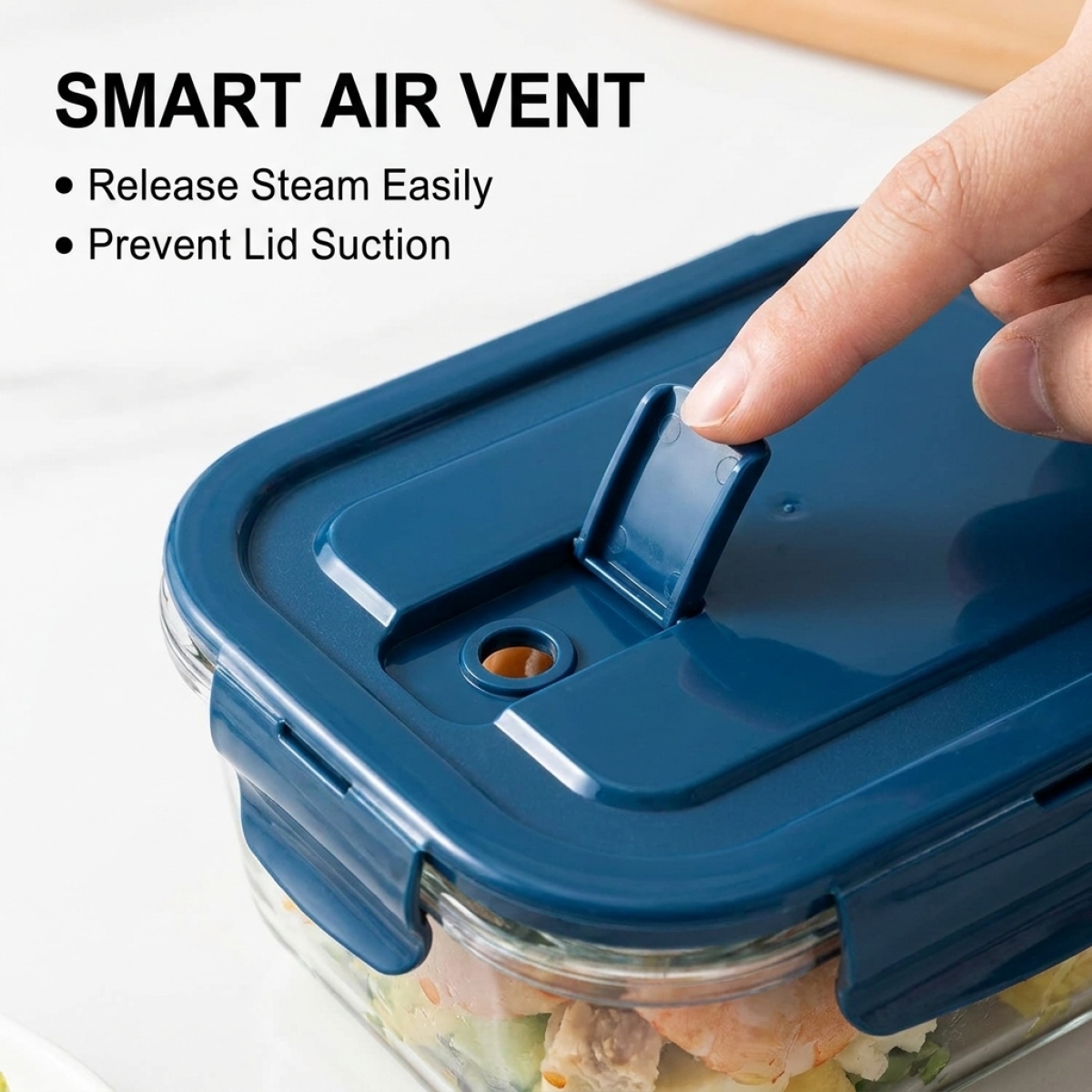 Sea Blue Glass Food Storage Co - Meal Prep Seafood review and price