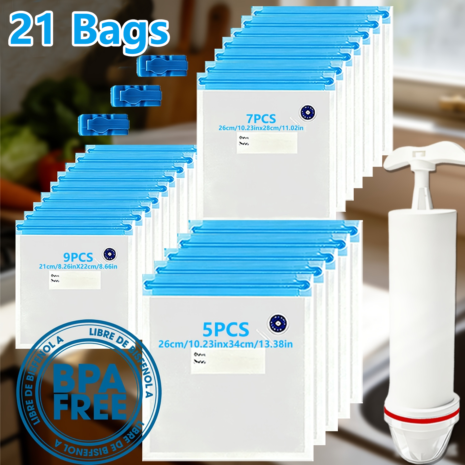 25PCS Reusable Vacuum Sealer B - Meal Prep Seafood review and price