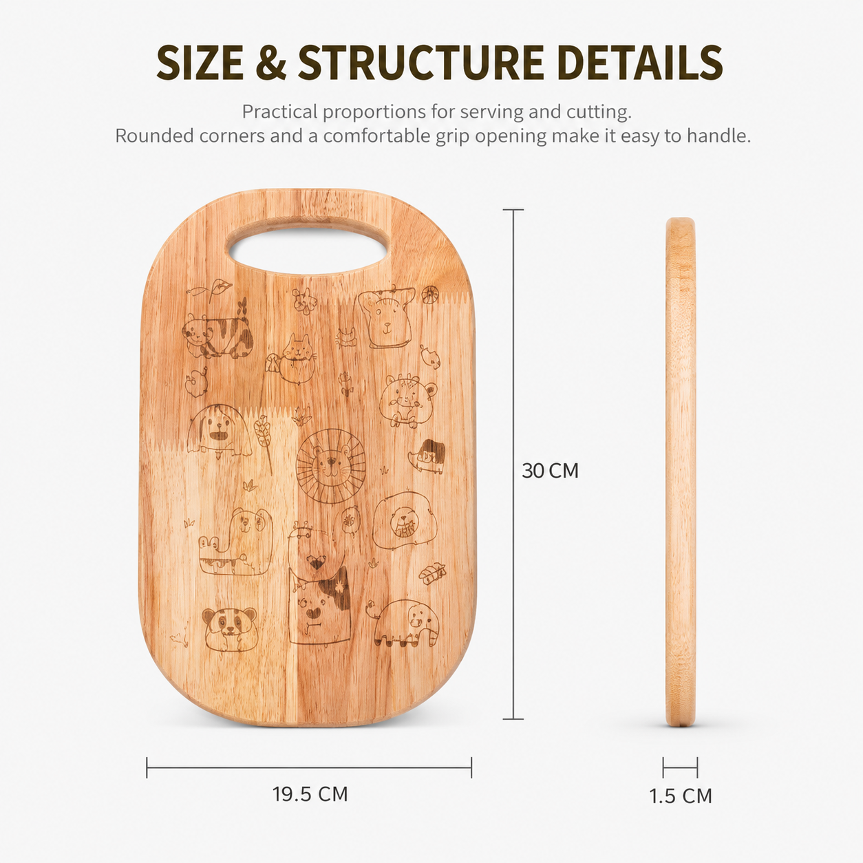 Reusable Wooden Bread Board Cu - Meal Prep Veggie review and price