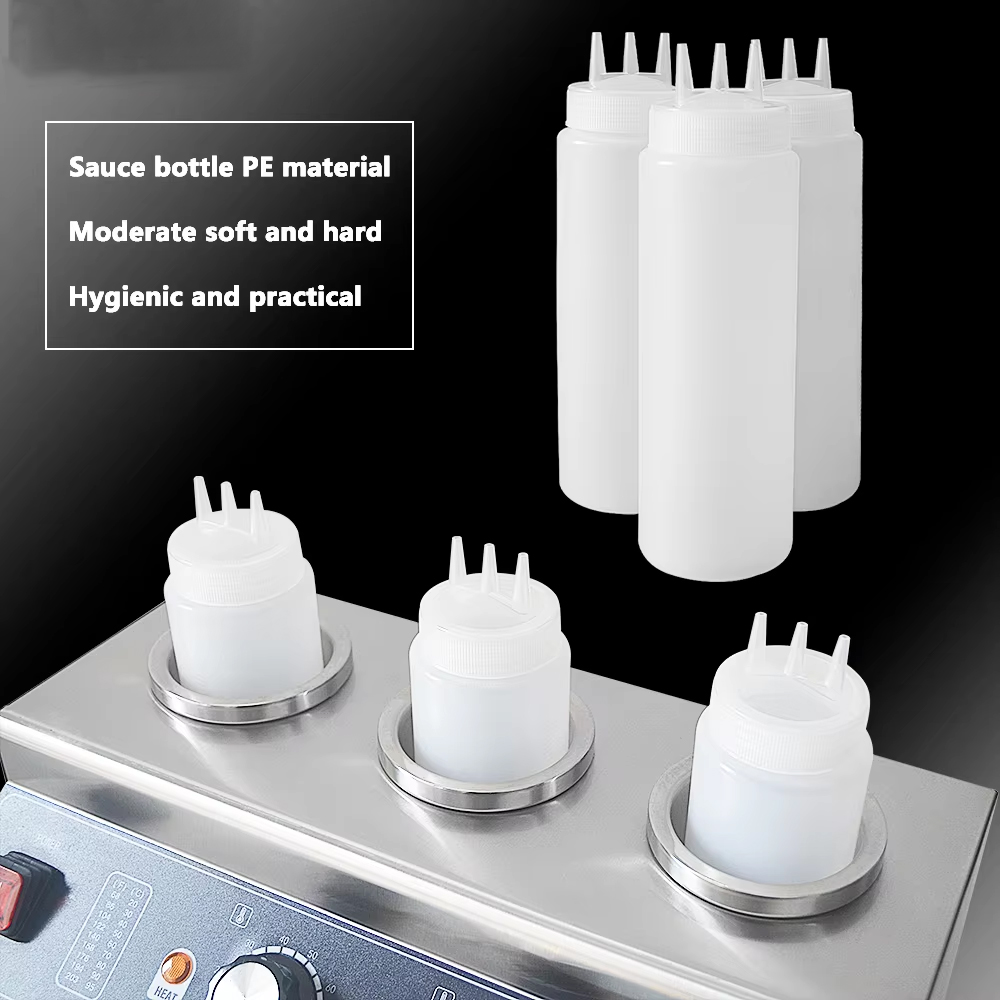 Commercial 3 Bottles Chili Fud - Sauce Squeeze Bottle review and price