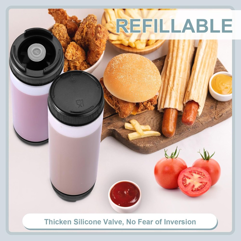 3 Pcs 16 oz Inverted Plastic S - Sauce Squeeze Bottle review and price