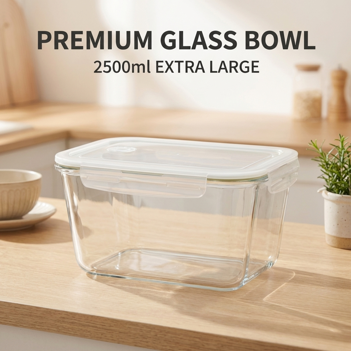 High Borosilicate Glass Crispe - Meal Prep Veggie review and price