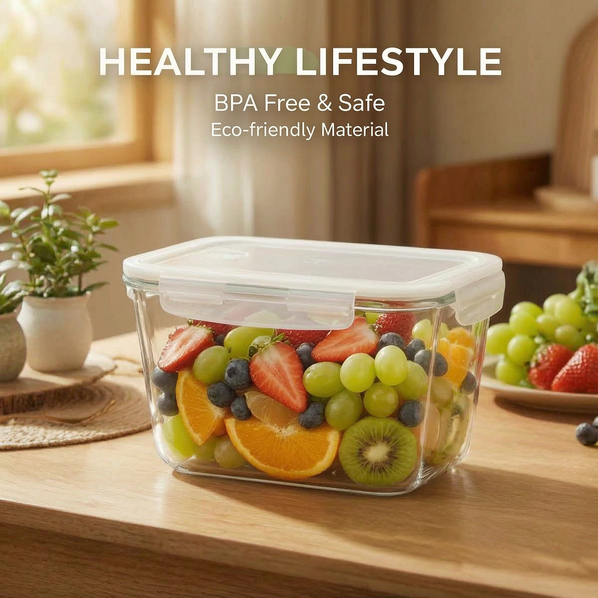 High Borosilicate Glass Crispe - Meal Prep Veggie review and price