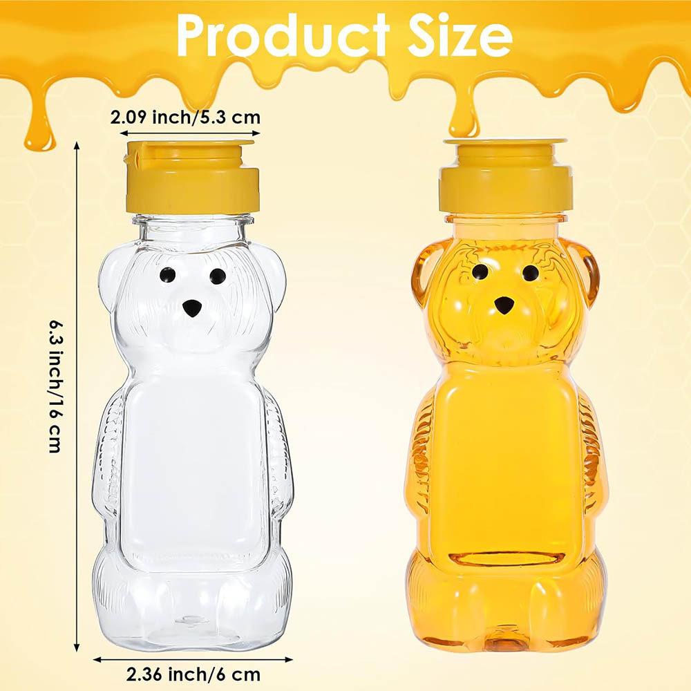 2Pcs Honey Bear Bottle Plastic - Sauce Squeeze Bottle review and price