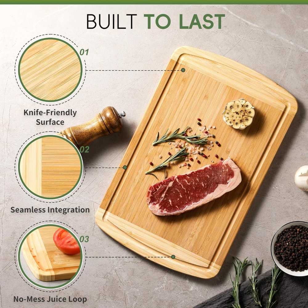 Large Wooden Cutting Board for - Meal Prep Organic review and price