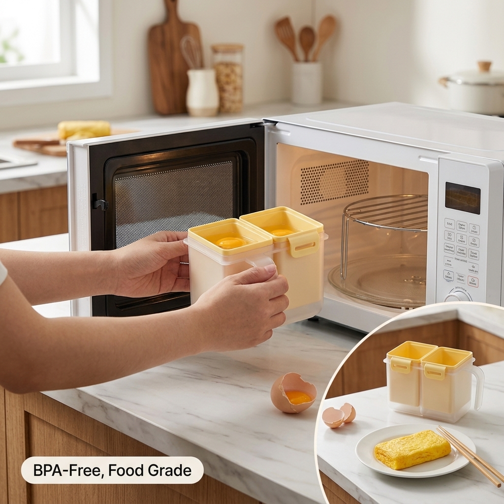 Food Grade PP Microwave Egg Mo - Meal Prep Egg review and price
