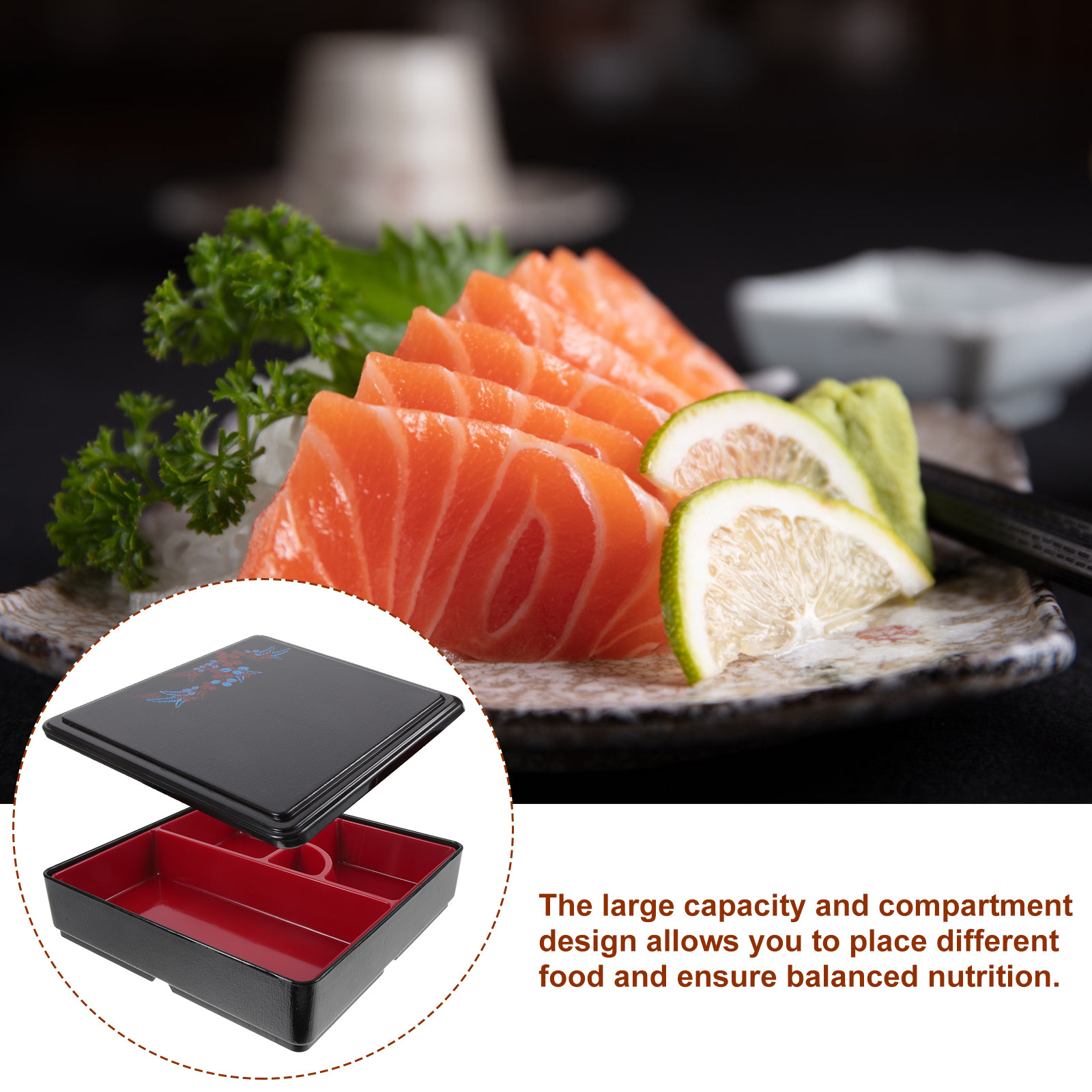 Leak Proof Sushi Bento Box Jap - Meal Prep With Rice review and price