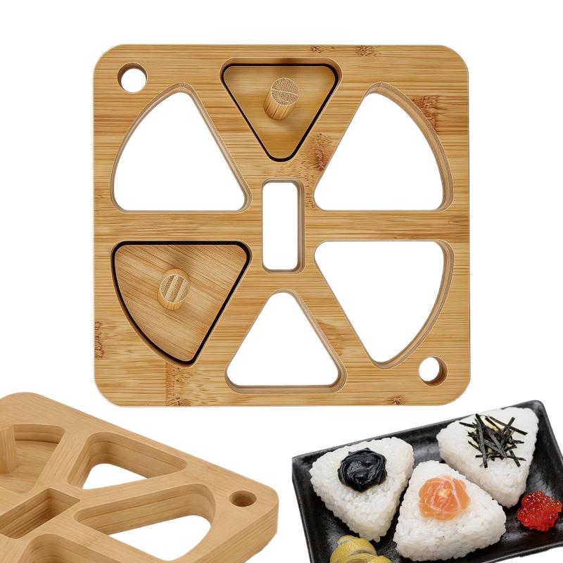 Wooden Onigiri Rice Ball Mold  - Meal Prep With Rice review and price