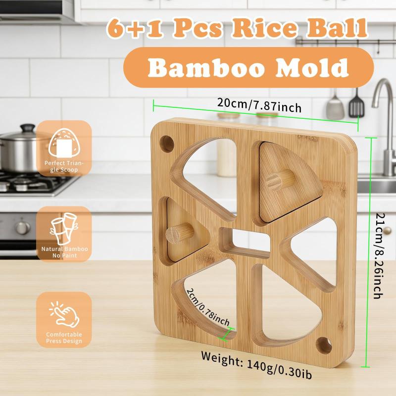 Wooden Onigiri Rice Ball Mold  - Meal Prep With Rice review and price