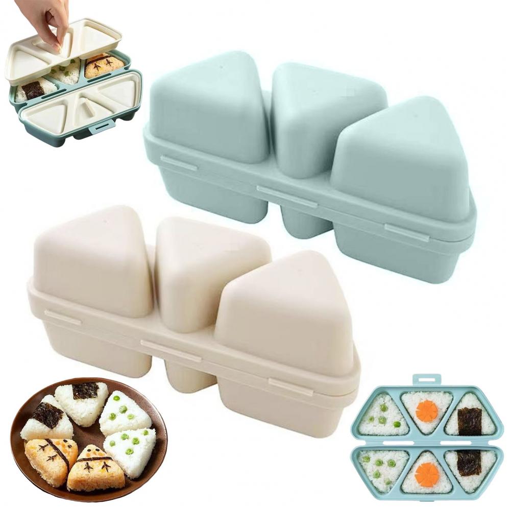 6-Cavity Triangle Onigiri Mold - Meal Prep With Rice review and price